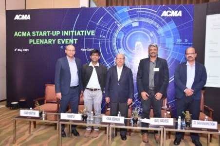 Speakers on stage at the ACMA Start-up Initiative plenary event
