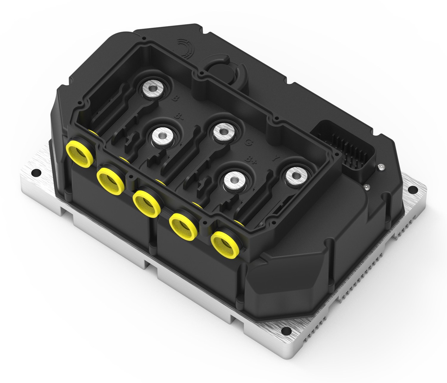 WV300 controller: cover off: motor phase and battery terminals